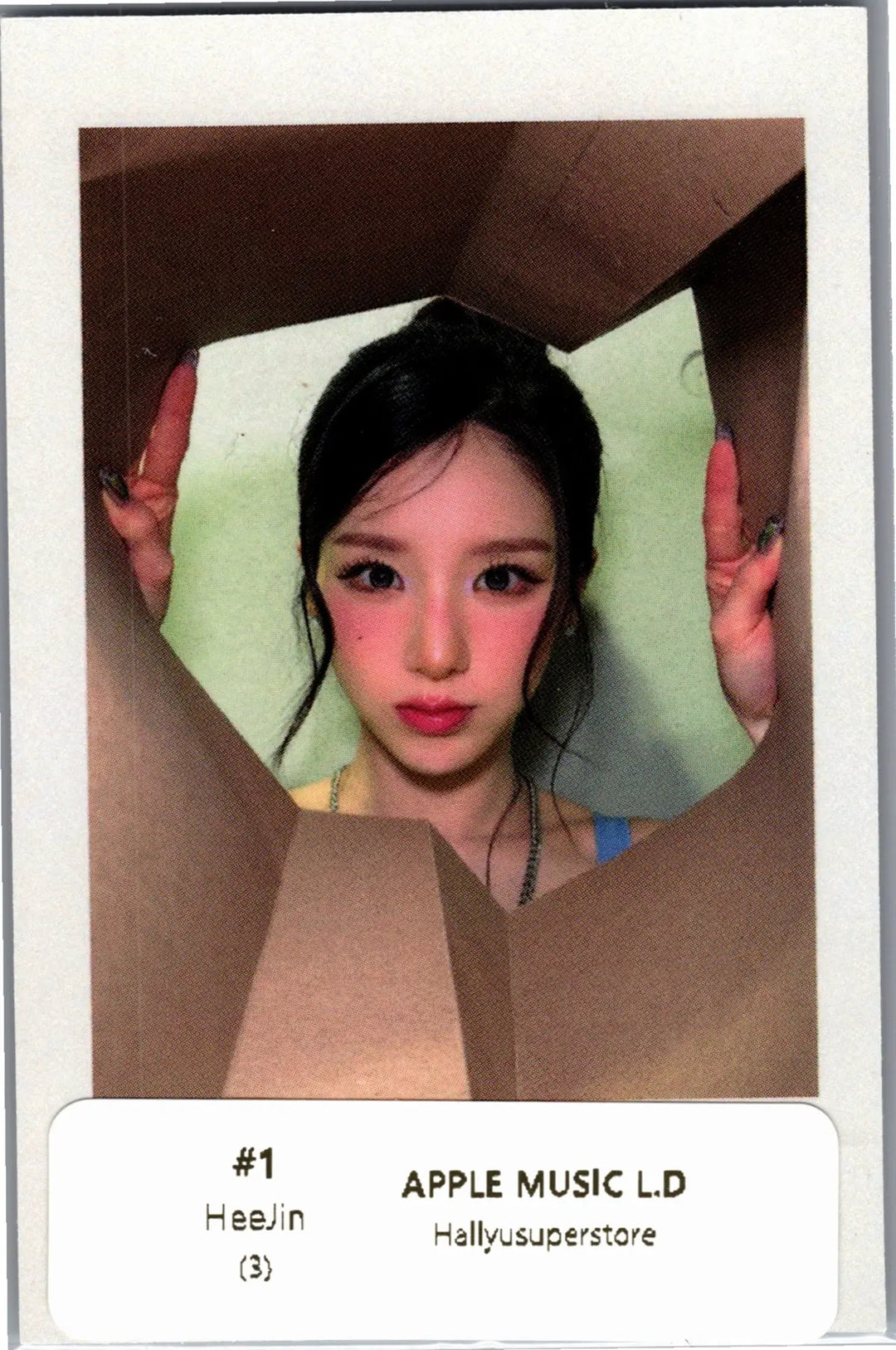ARTMS "Hyper-Ego" - AppleMusic Lucky Draw Event Polaroid type Photocard [26.08.20]