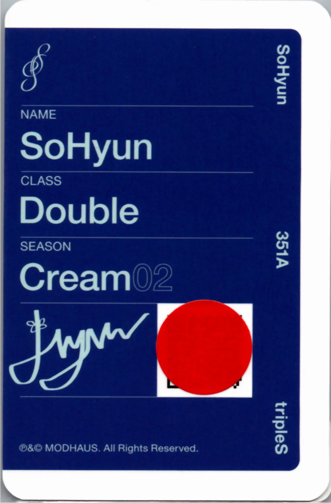 tripleS - tripleS World Tour  <ANDLESS > Cream02 Double Class Objekt (Only ANDLESS) (351A) [UNSCANNED] [26.10.12]
