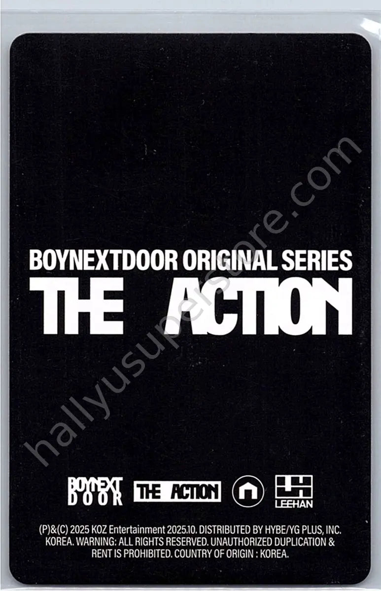 BOYNEXTDOOR - Leehan - BOYNEXTDOOR - Leehan - The Action Album frame version