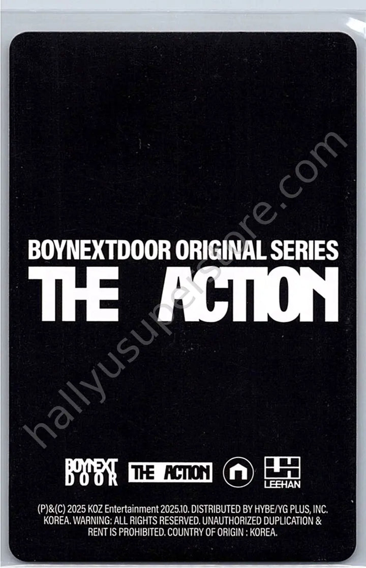 BOYNEXTDOOR - Leehan - BOYNEXTDOOR - Leehan - The Action Album frame version