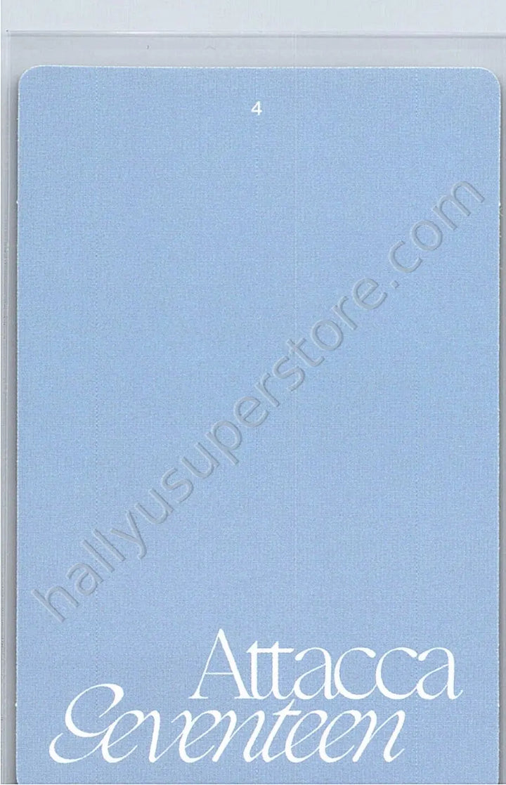 SEVENTEEN - Jeonghan - Attacca album photocard op.1 version