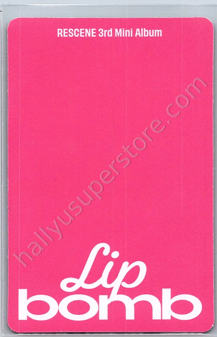 RESCENE - Zena - lip bomb album photocard balm version qr version
