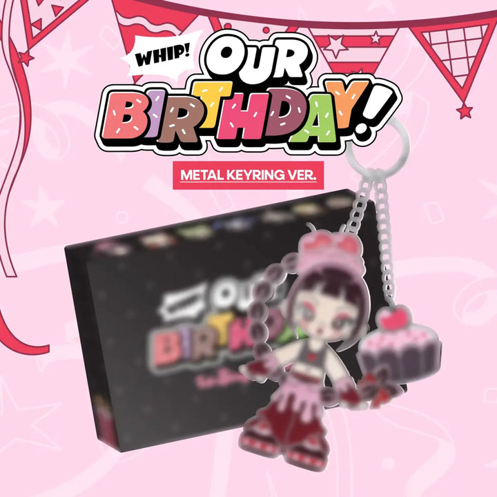 [OURBIRTHDAY] 1st Single Album [Our Birthday] METAL KEYRING VER.