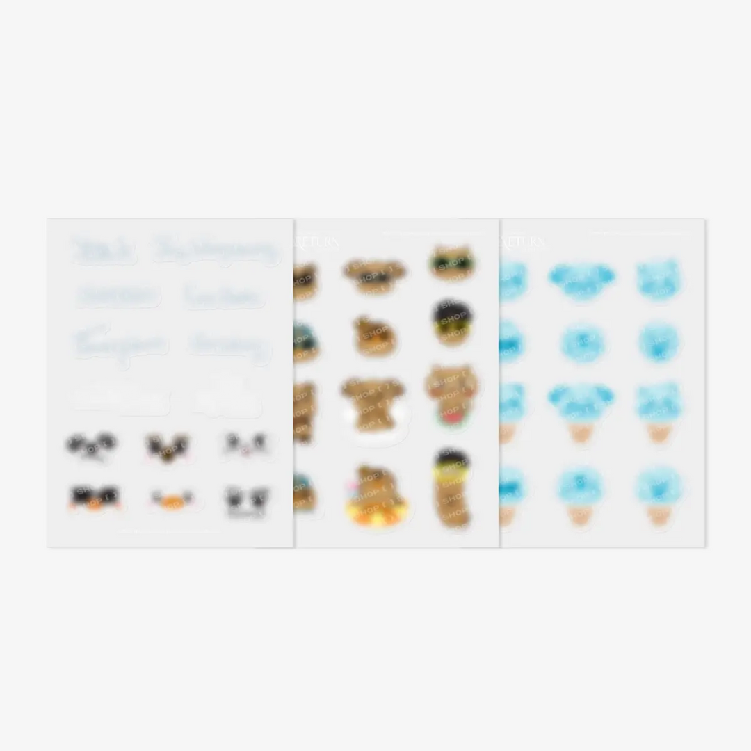 [2PM] ZooPM LIGHT STICK CUSTOM STICKER SET - THE RETURN