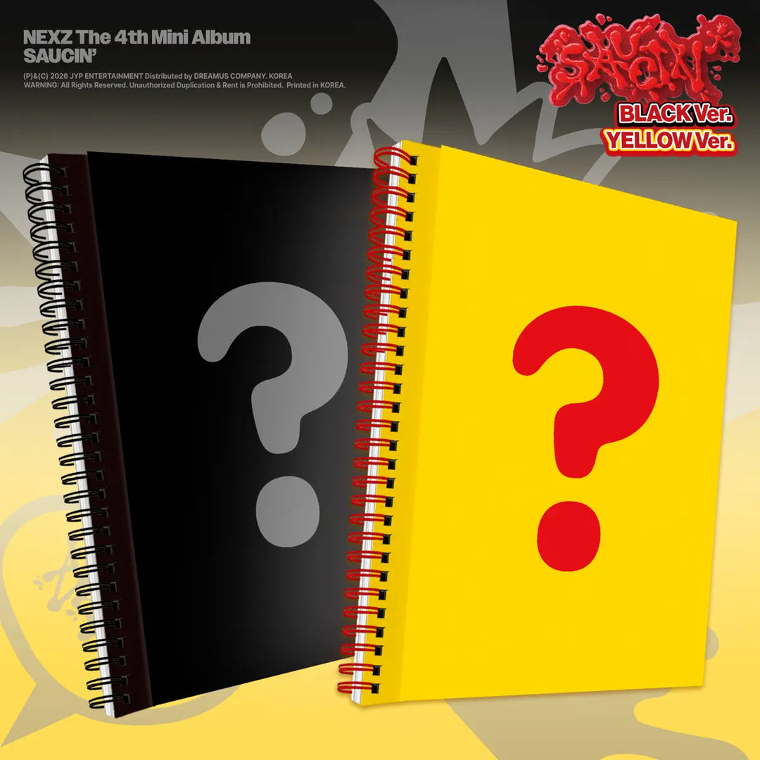 [NEXZ] The 4th Mini Album SAUCIN' (BLACK ver. / YELLOW ver.)