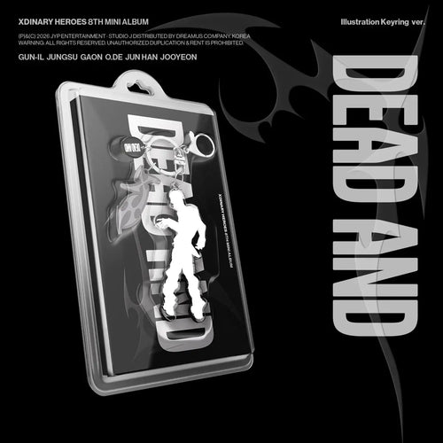 [H4U] [Xdinary Heroes] 8TH Mini Album DEAD AND (Illustration Keyring ver.)
