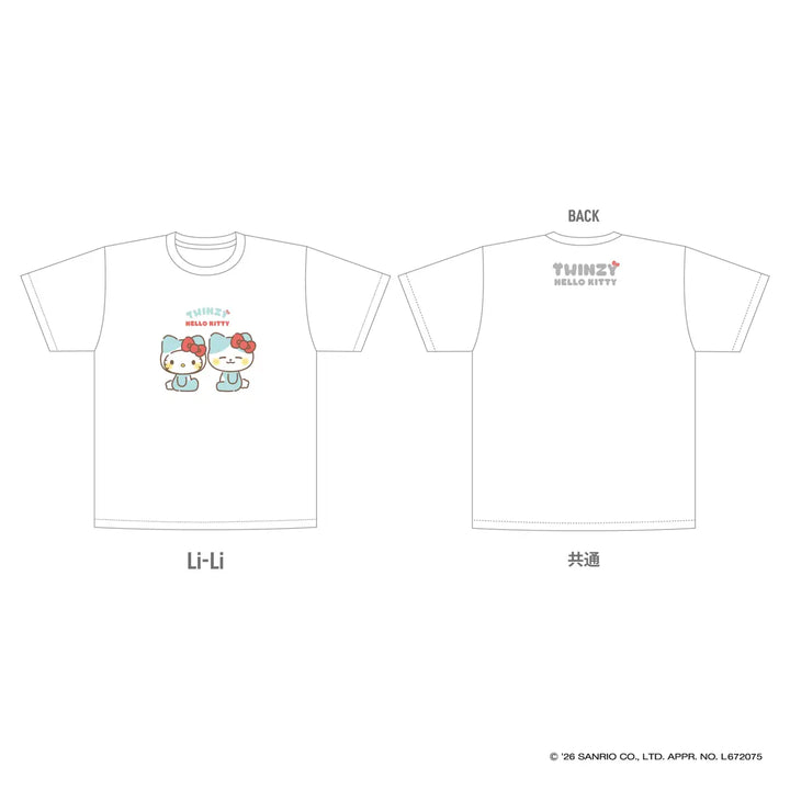 [ITZY] T-shirt - TWINZY×HELLO KITTY