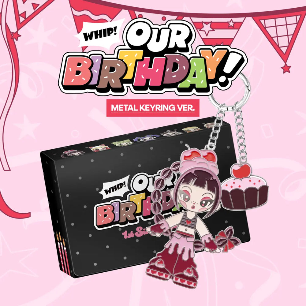 [OURBIRTHDAY] 1st Single Album [Our Birthday] METAL KEYRING VER.