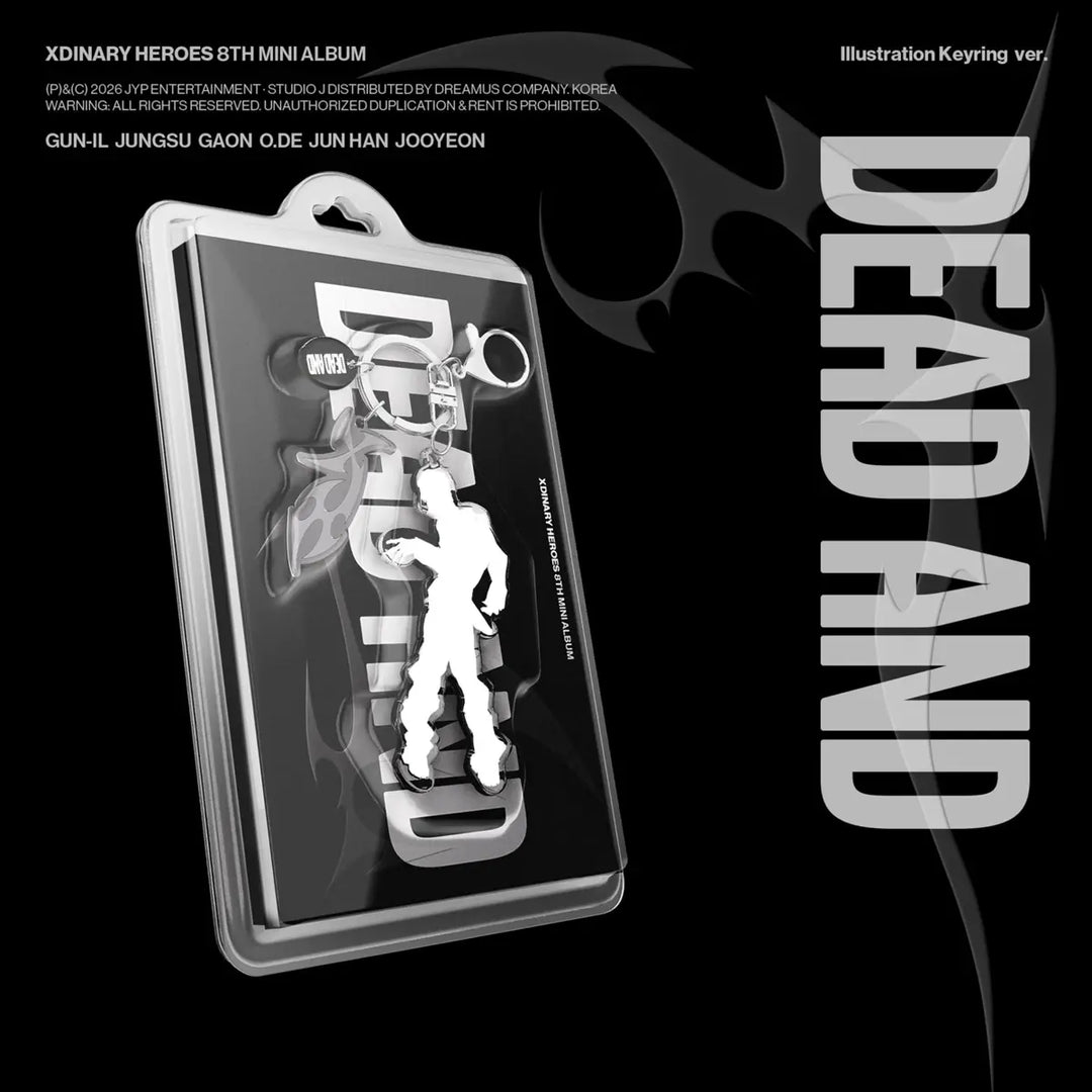 [Xdinary Heroes] 8TH Mini Album DEAD AND (Illustration Keyring ver.)