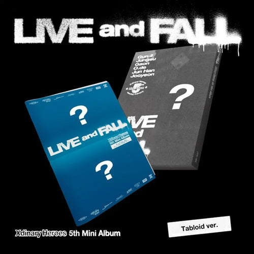 [H4U] [Xdinary Heroes] 5th Mini Album LIVE and FALL (Tabloid ver.)
