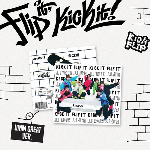 [H4U] [KickFlip] 1st Mini Album Flip it, Kick it! (Umm Great ver.)