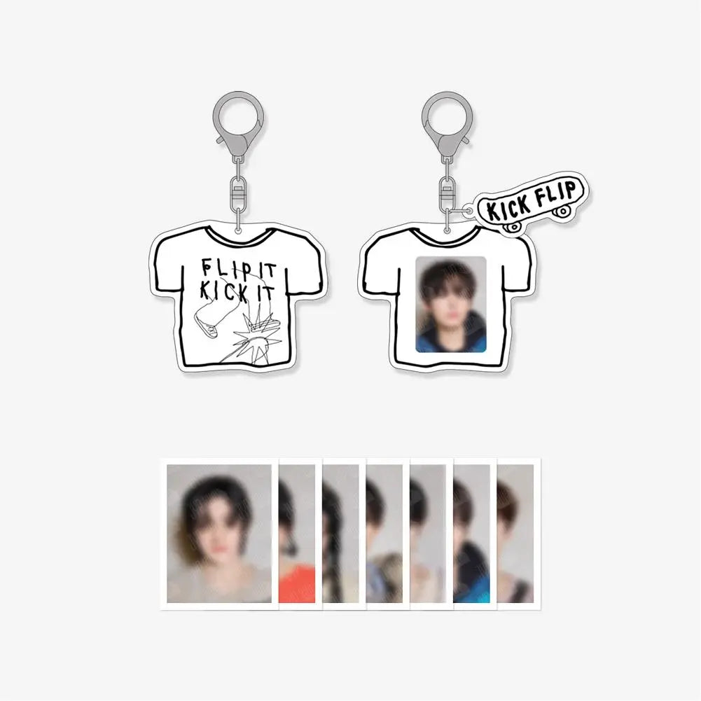 [KickFlip] ID PHOTO HOLDER KEYRING - [Flip it, Kick it!] POP-UP STORE