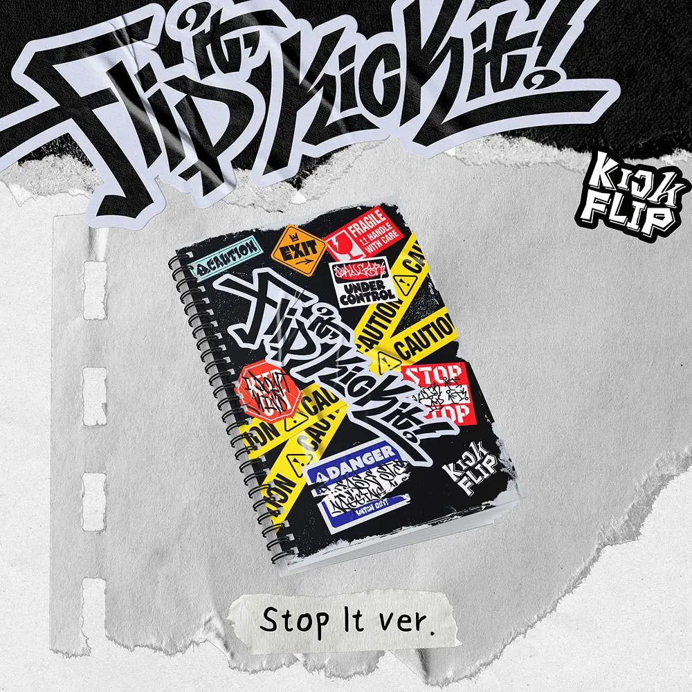 [KickFlip] 1st Mini Album Flip it, Kick it! (On Board ver. / Stop it ver.)