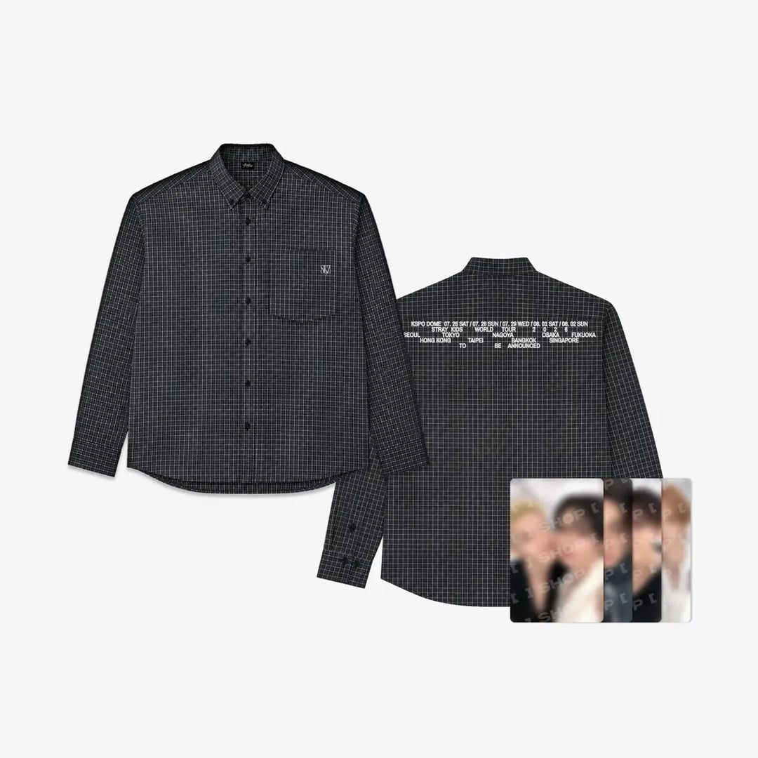 [Stray Kids] CHECK SHIRT - RUN IT