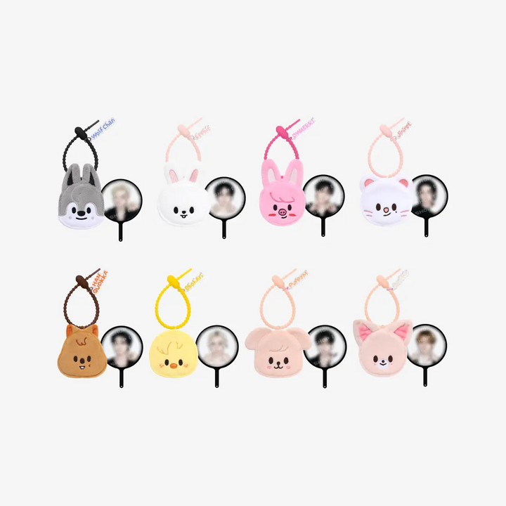 [Stray Kids] SKZOO PLUSH MINI PICKET KEYRING - RUN IT