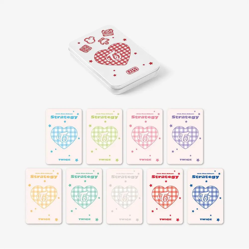 [TWICE] TINCASE PHOTOCARD SET - TWICE STRATEGY POP-UP In SEOUL
