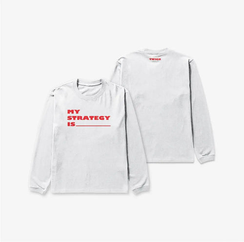 [H4U] [TWICE] LONG SLEEVE T-SHIRT LOGO Ver. - TWICE STRATEGY POP-UP In SEOUL