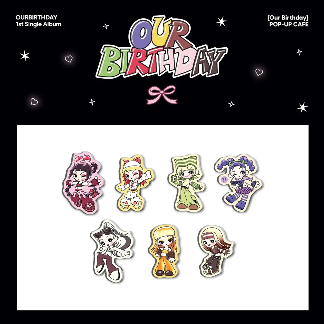 [OURBIRTHDAY] RANDOM ACRYLIC MAGNET - Our Birthday