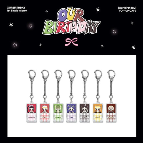 [H4U] [OURBIRTHDAY] RANDOM KEYCAP KEYRING - Our Birthday