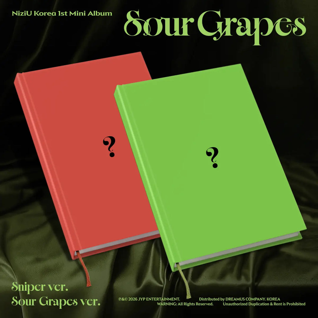 [NiziU] [SET] Korea 1st Mini Album Sour Grapes (Sniper ver. / Sour Grapes ver.)