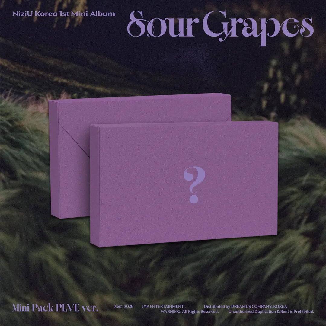 [NiziU] Korea 1st Mini Album Sour Grapes (Mini Pack PLVE ver.)
