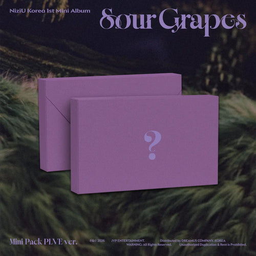 [H4U] [Pre-Order] [NiziU] Korea 1st Mini Album Sour Grapes (Mini Pack PLVE ver.)