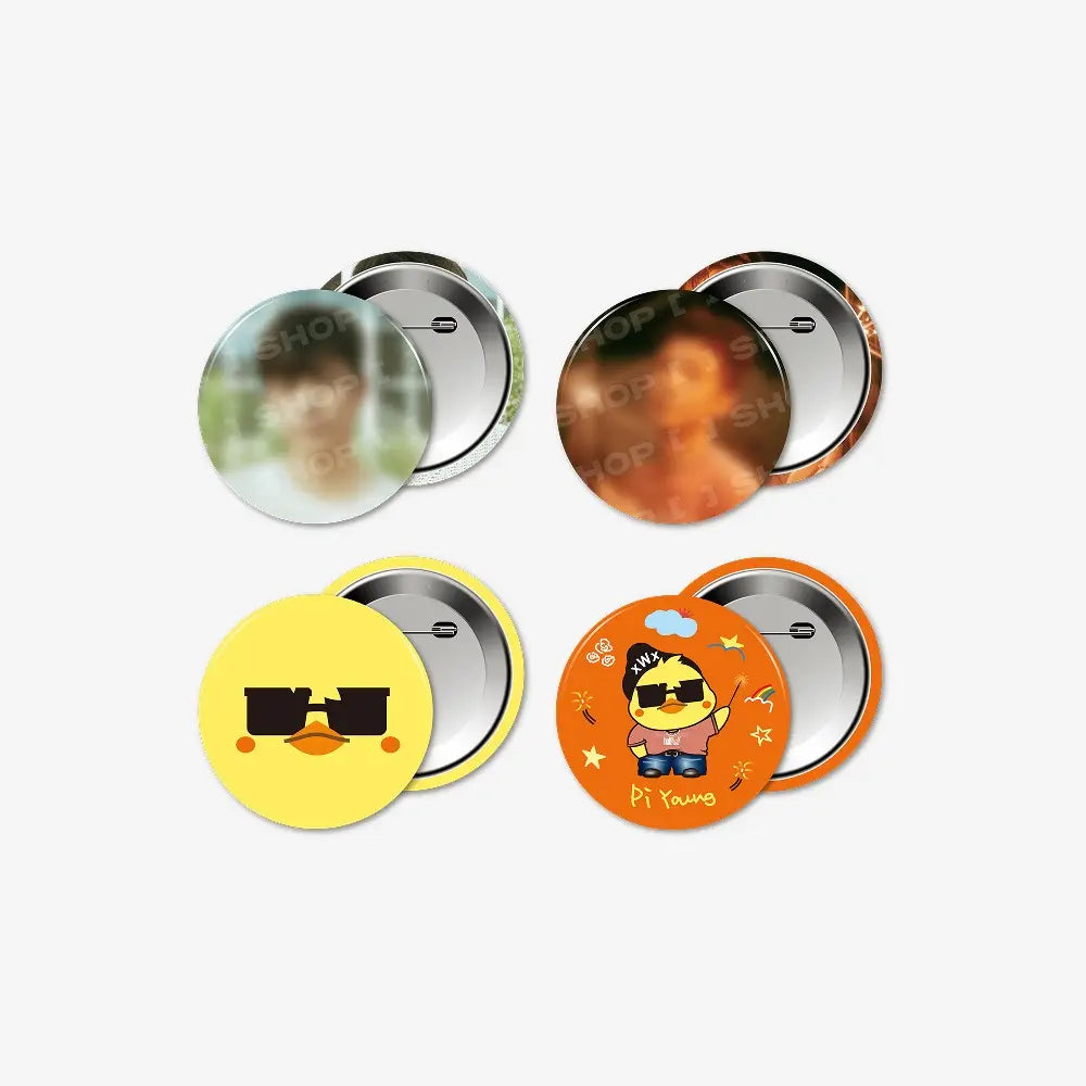 [JANG WOOYOUNG] TRADING CAN BADGE - half half