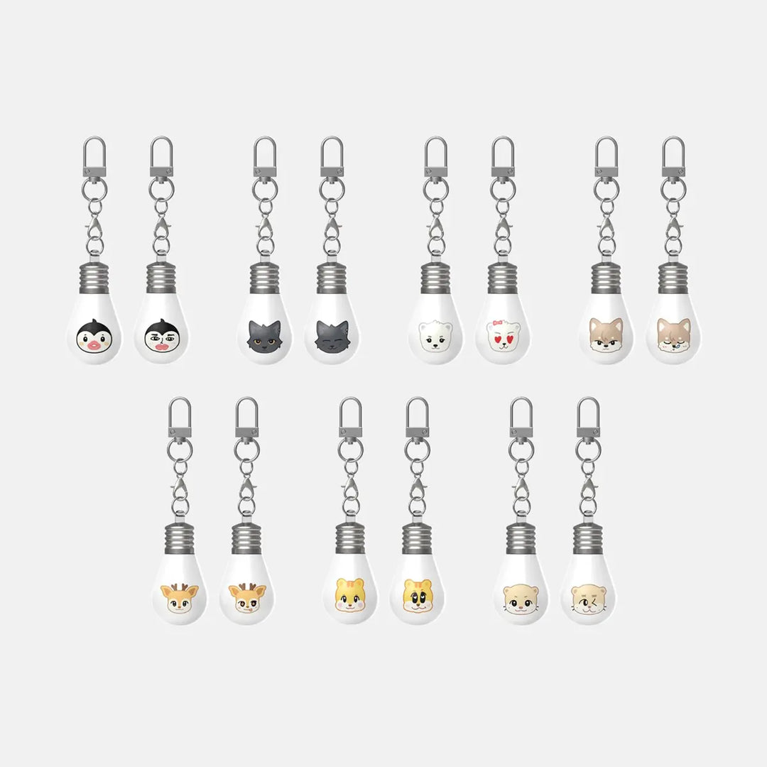 [NEXZ] NEXZOO LIGHT BULB KEYRING - SAUCIN' THE WORLD