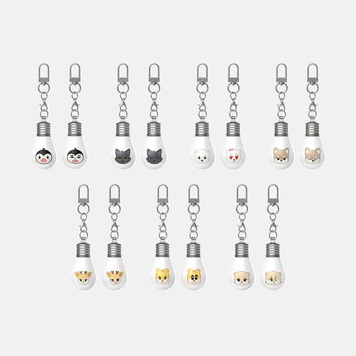 [H4U] [Pre-Order] [NEXZ] NEXZOO LIGHT BULB KEYRING - SAUCIN' THE WORLD
