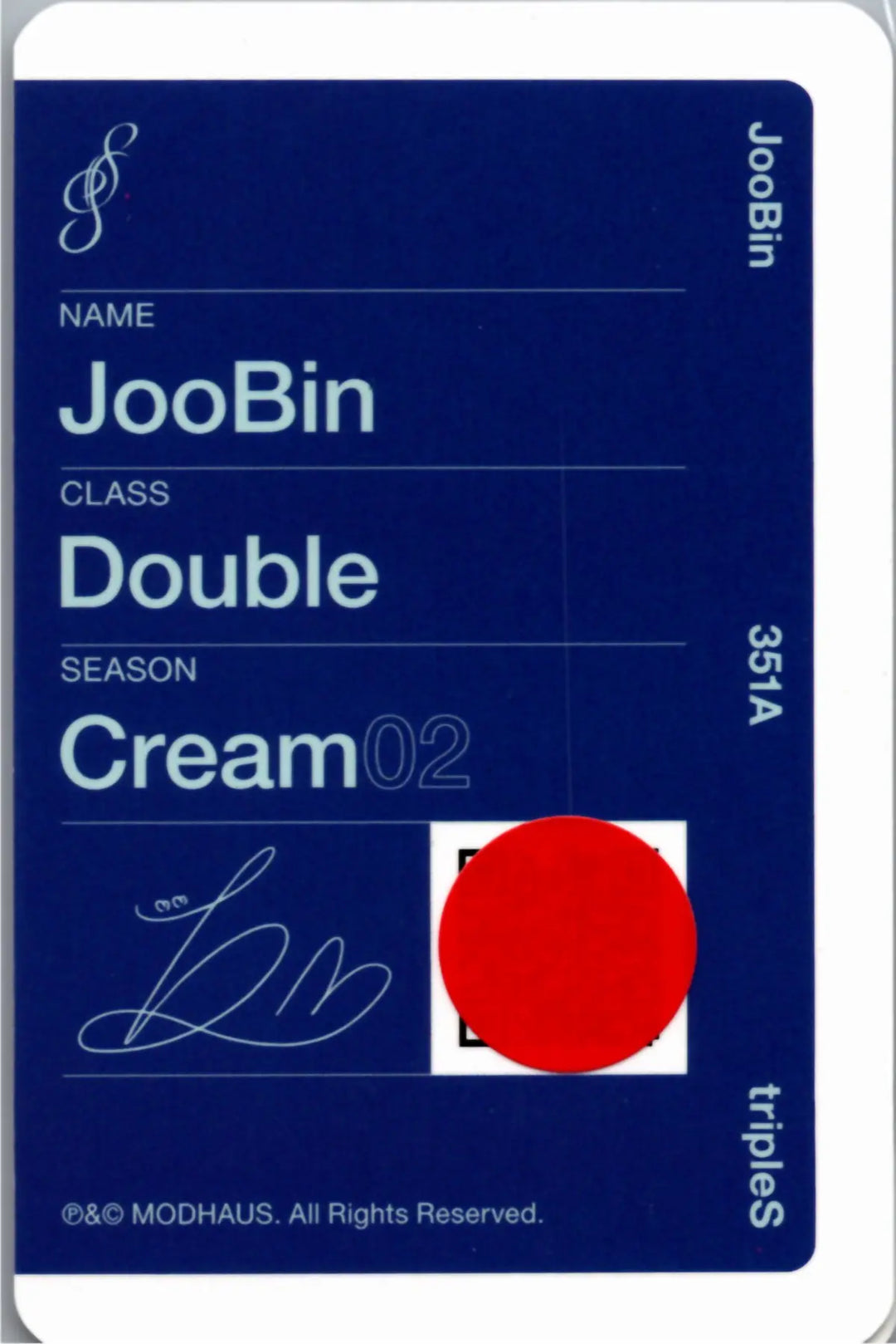 tripleS - tripleS World Tour  <ANDLESS > Cream02 Double Class Objekt (Only ANDLESS) (351A) [UNSCANNED] [26.10.12]