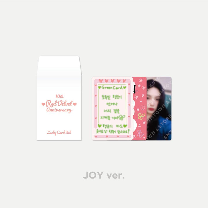 Red Velvet - 10th Anniversary MD (Lucky Card, Doll Prop Set, Party Cake Set, Acrylic Stand Set) - HALLYUSUPERSTORE