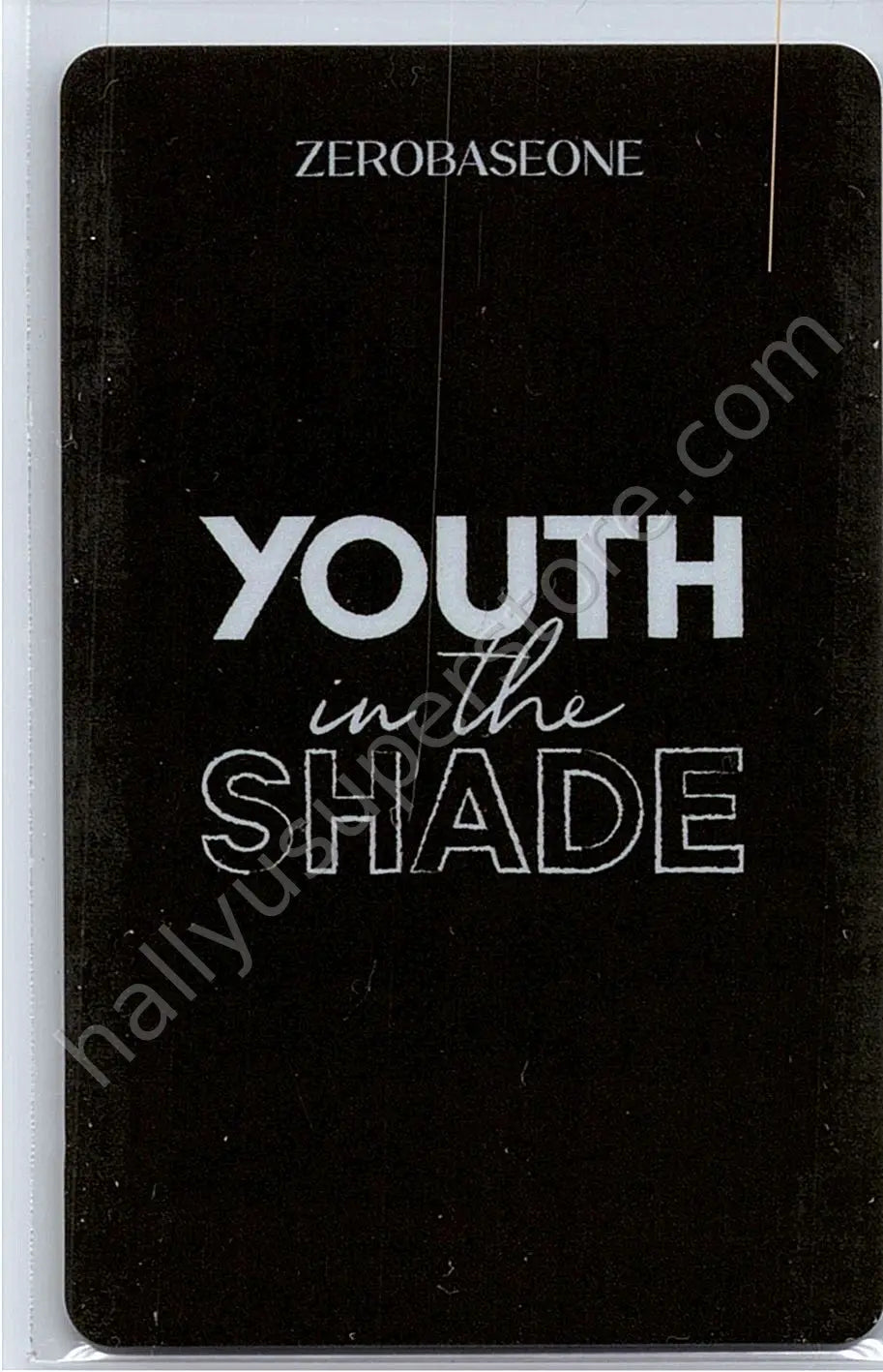 ZEROBASEONE - Hao - Youth in the Shade digipack version lucky draw (LD) withmuu