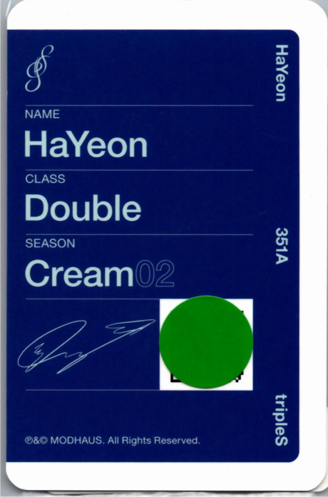 tripleS - tripleS World Tour Cream02 Double Class Objekt (Only