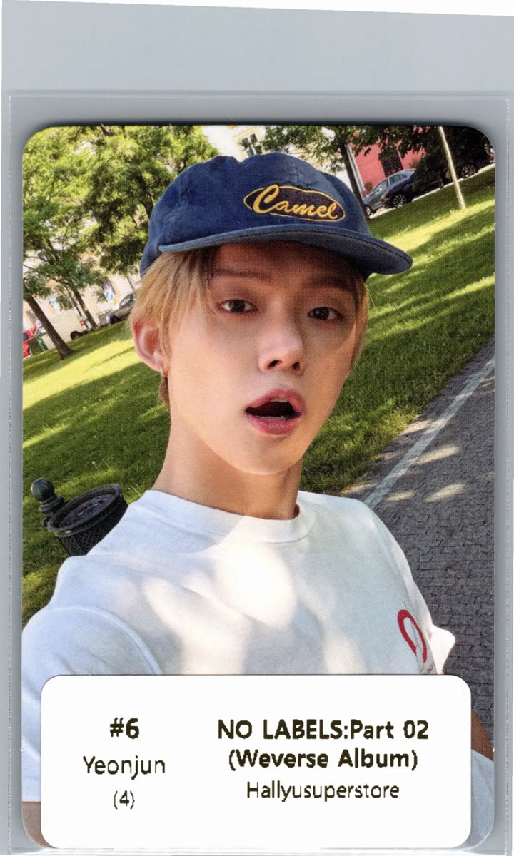 YEONJUN (of TXT) "NO LABELS: PART 02" - Official Photocard (Weverse album Ver.) [26.07.13]