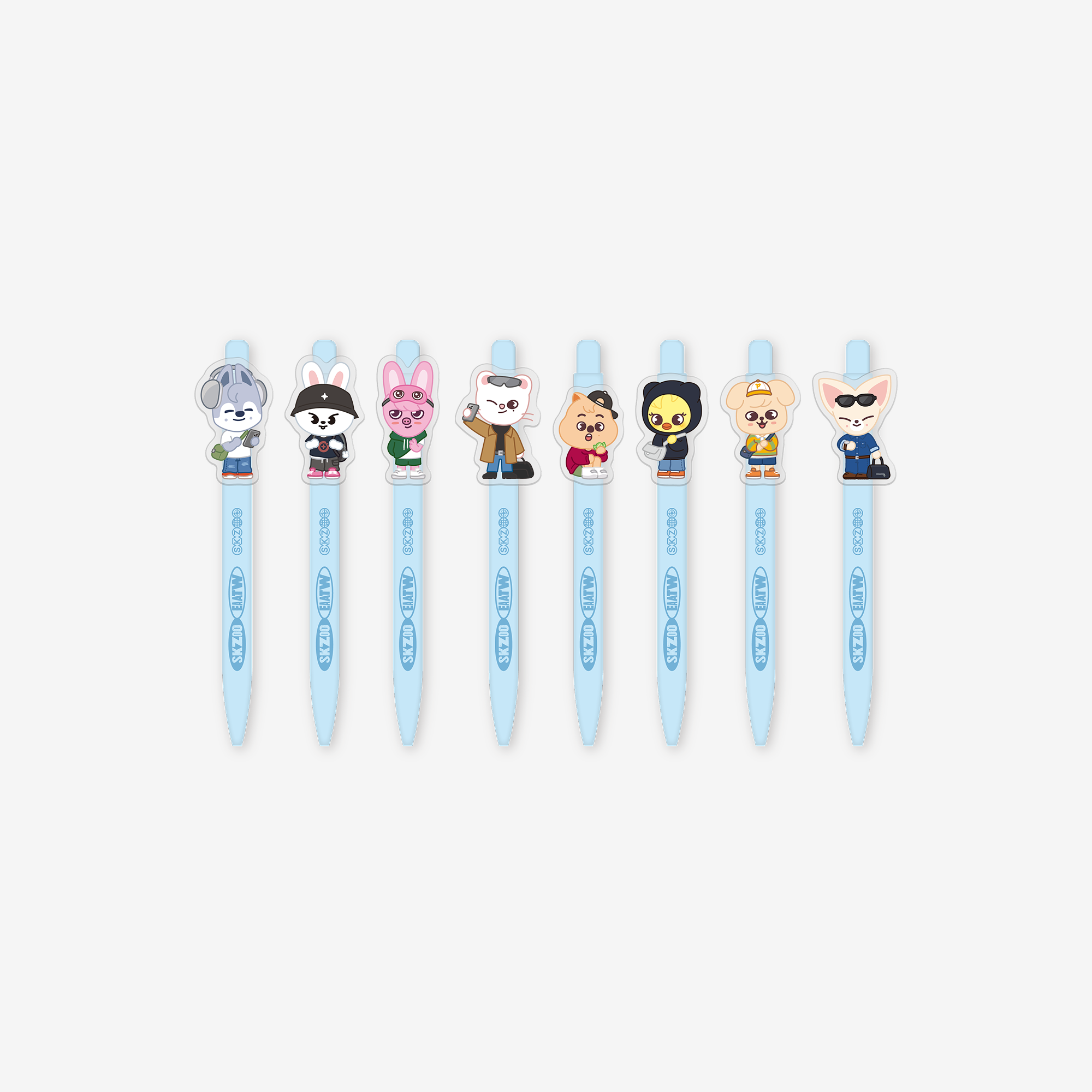 [Stray Kids] SKZOO ACRYLIC GEL PEN - SKZOO Everywhere All Around The World