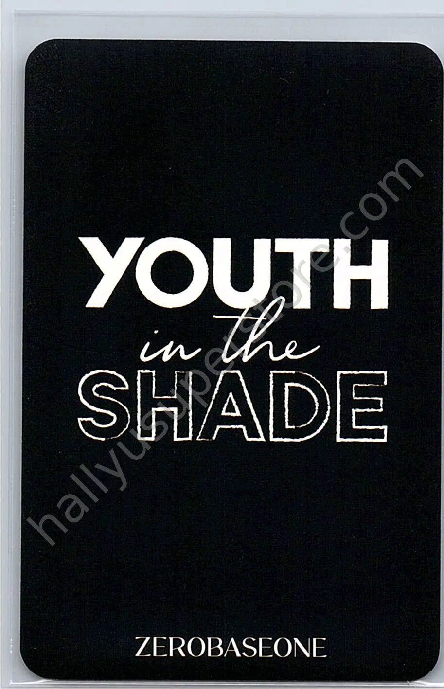 ZEROBASEONE - Hanbin - Youth in the Shade everline lucky draw (LD) photobook version