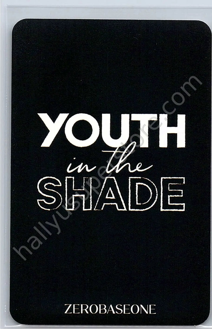 ZEROBASEONE - Hanbin - Youth in the Shade everline lucky draw (LD) photobook version