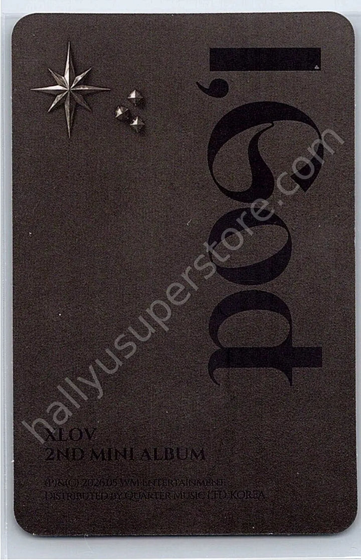 XLOV - Rui - I, God album photocard D version