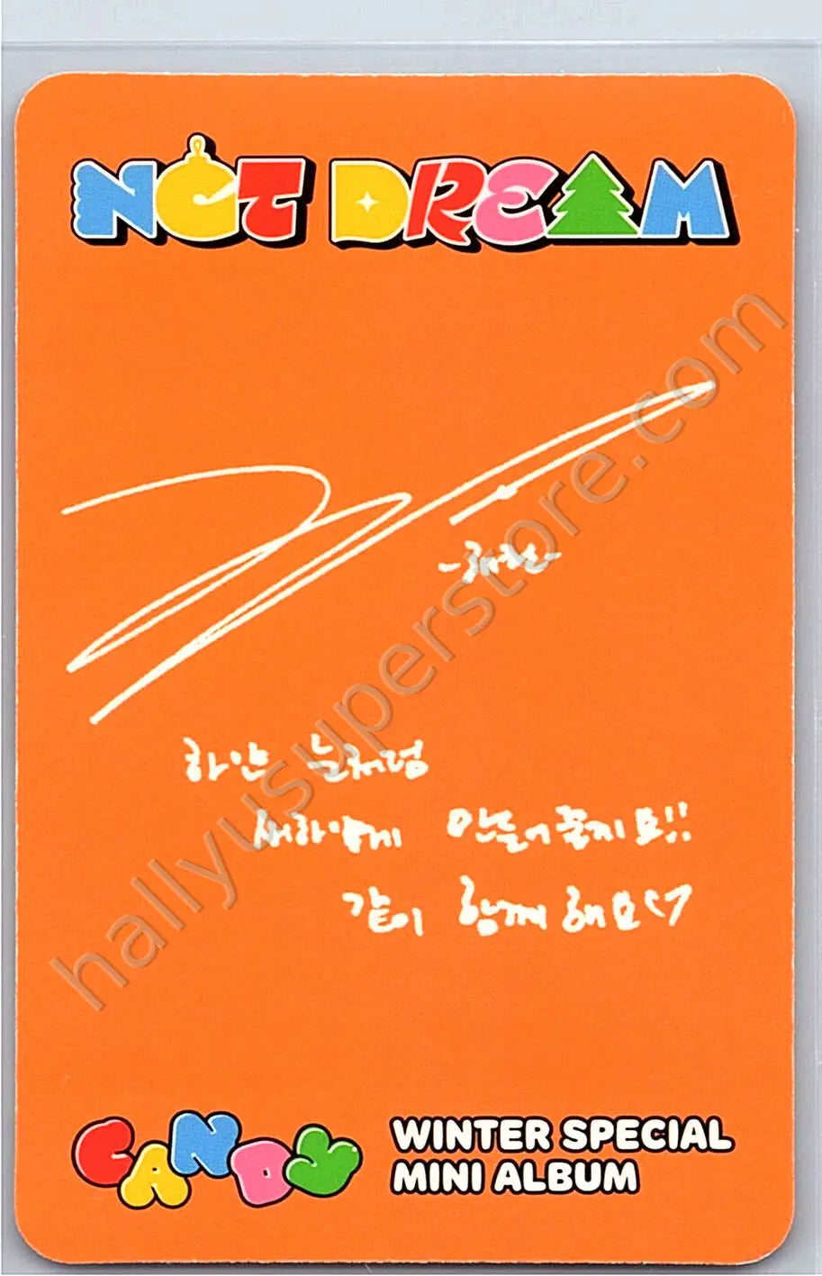 NCT DREAM - Haechan - Candy album photocard digipack version