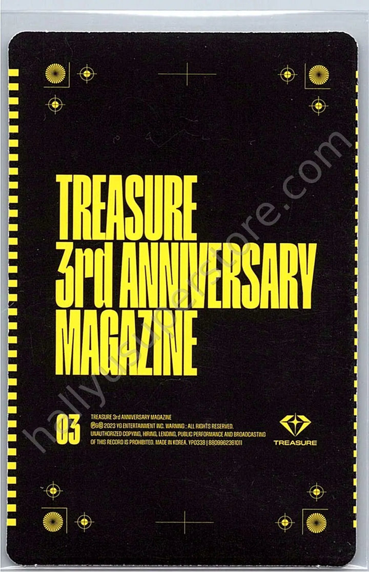 TREASURE - Yoshi - 3rd Anniversary Magazine photocard set