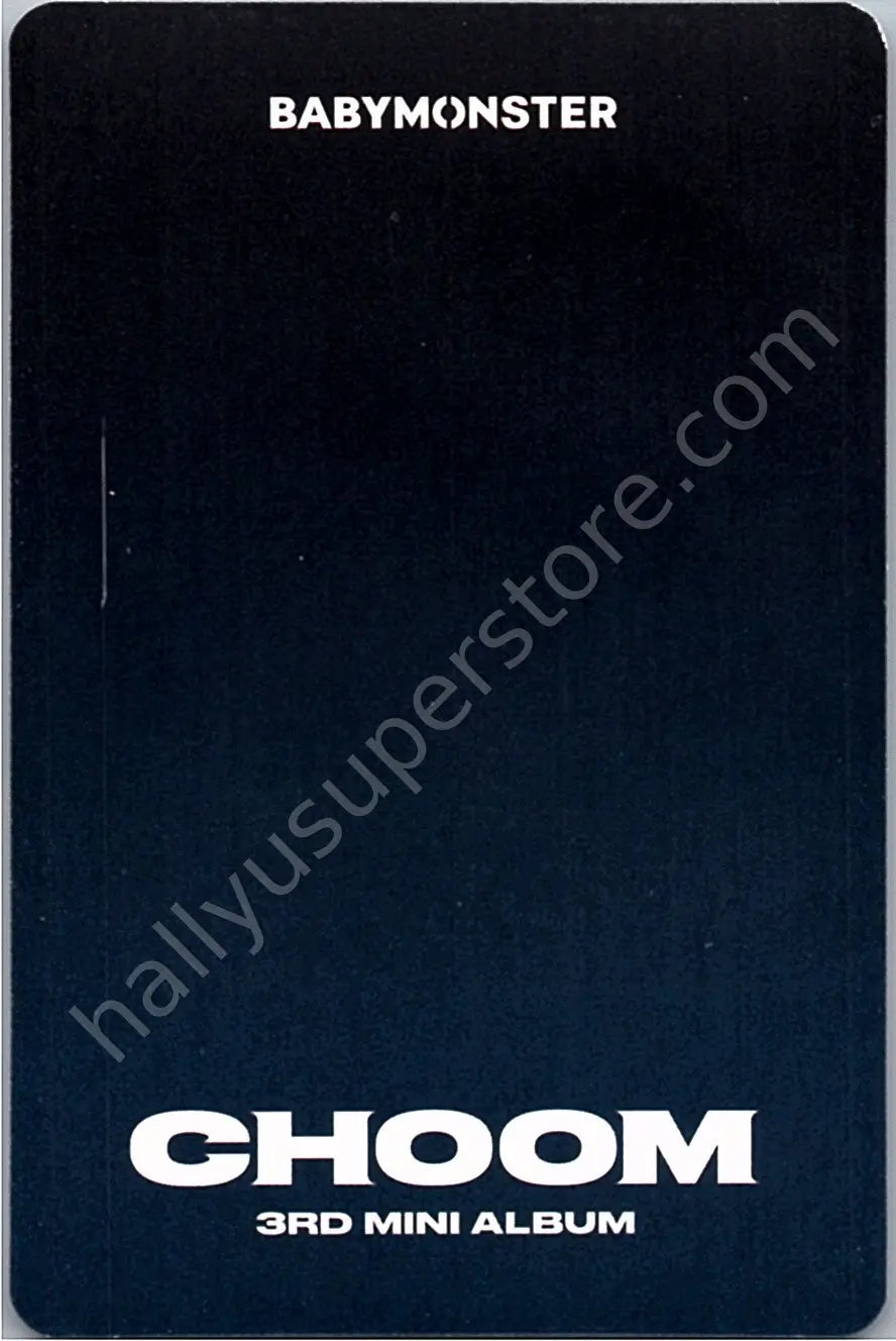 BABYMONSTER - Asa - CHOOM album photocard metallic version
