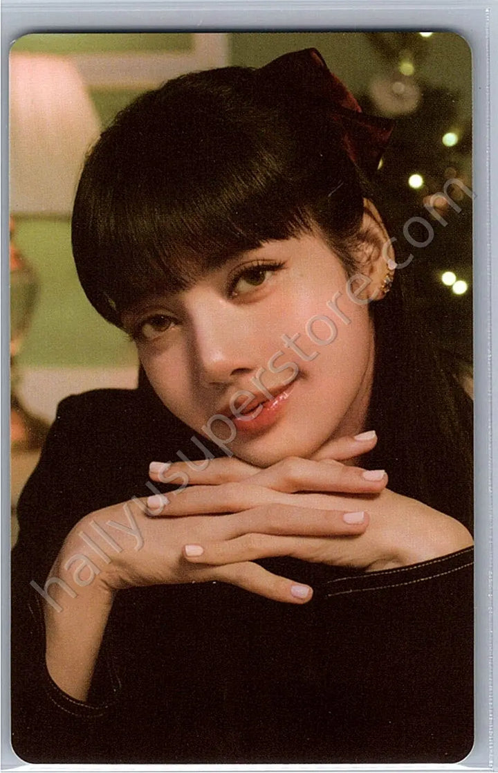 BLACKPINK - Lisa - BPTG - Christmas Edition merch photocard set