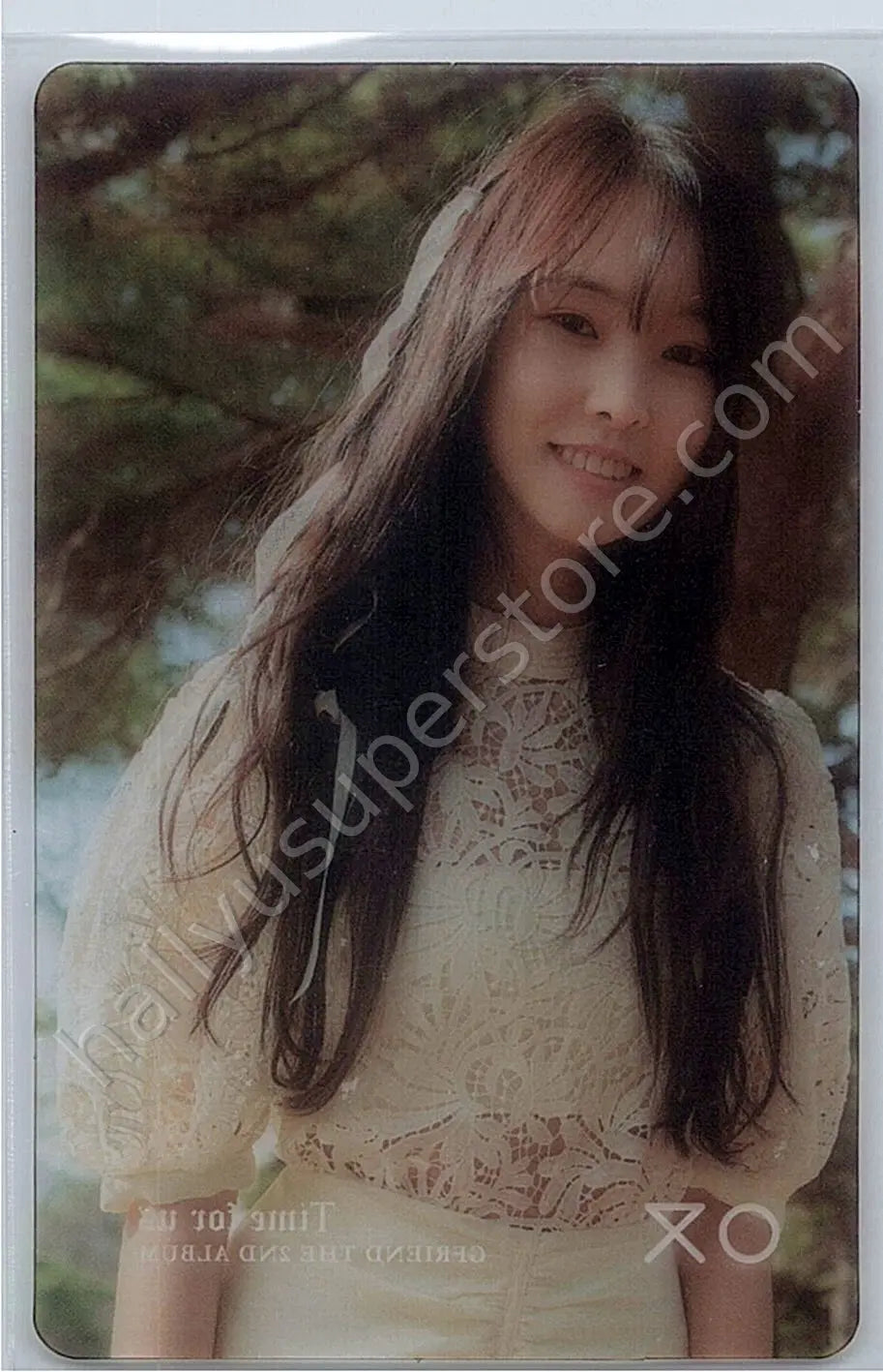 GFRIEND - Yuju - Time for us album photocard transparent