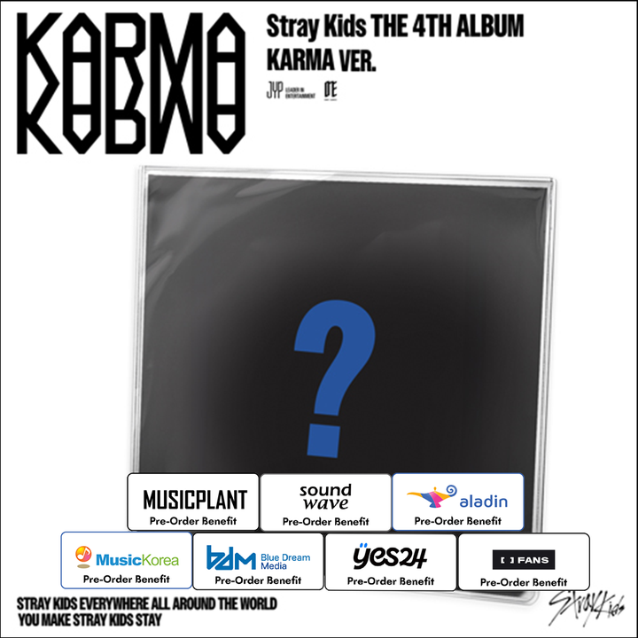 **[Pre-Order] Stray Kids - 4th Album "KARMA" [KARMA Ver.] +Pre -Order Benefit