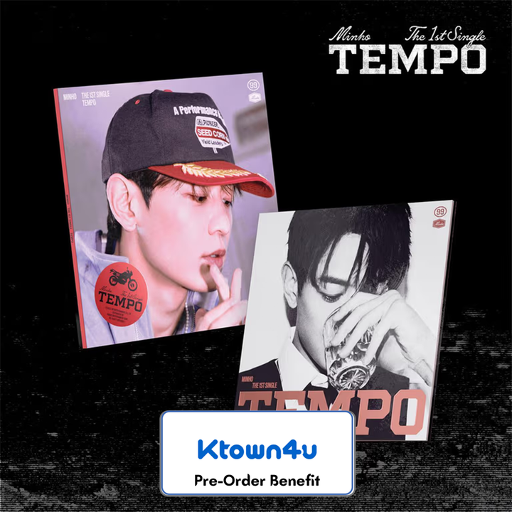 **[Pre-Order]  MINHO (of SHINee) - 1st Single Album "TEMPO " + LuckDraw Event (Random/SET)