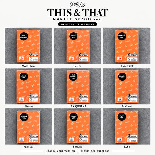 [IN STOCK] Stray Kids - 10th Mini Album [THIS & THAT] (MARKET SKZOO Ver.) [26.10.22]