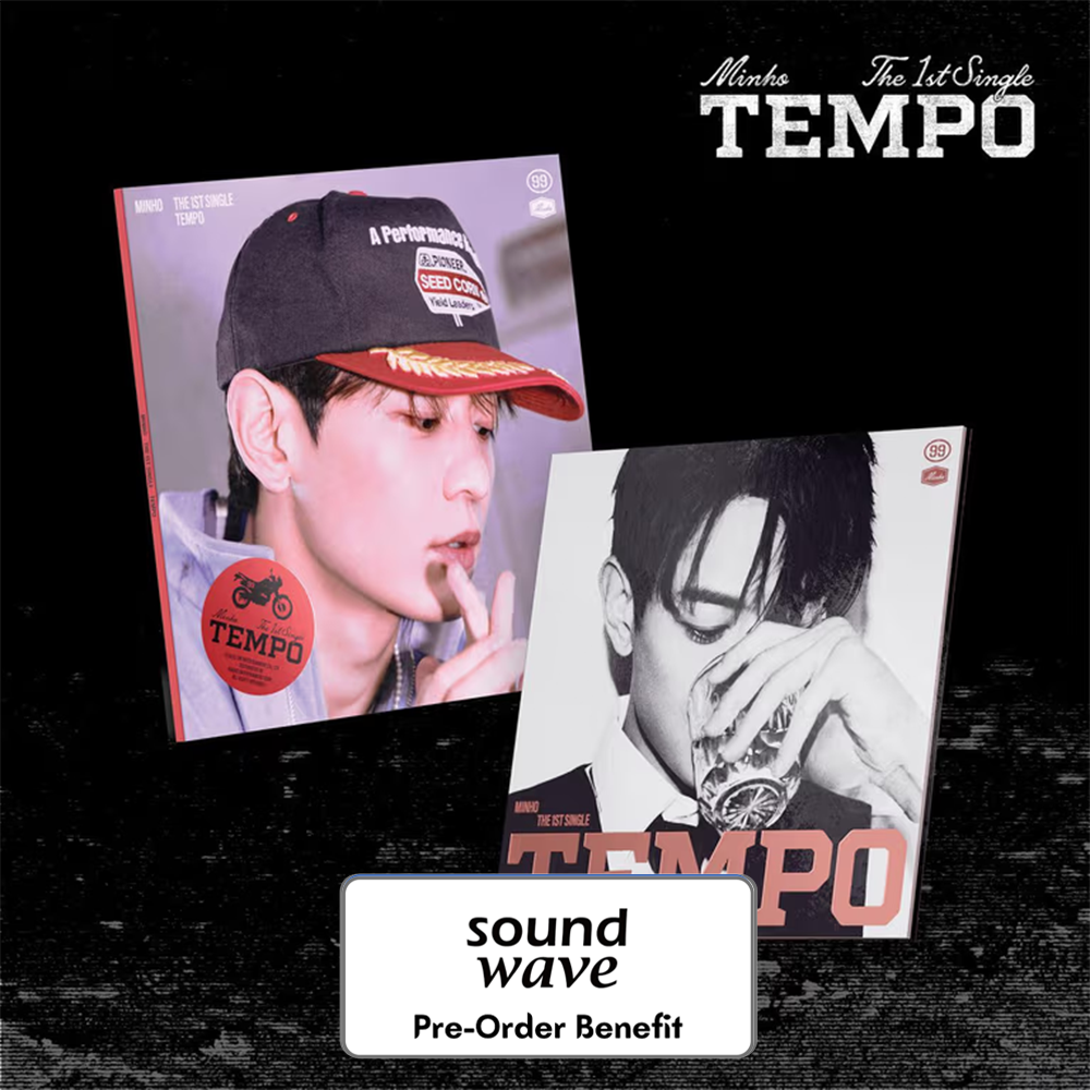 **[Pre-Order]  MINHO (of SHINee) - 1st Single Album "TEMPO " + LuckDraw Event (Random/SET)