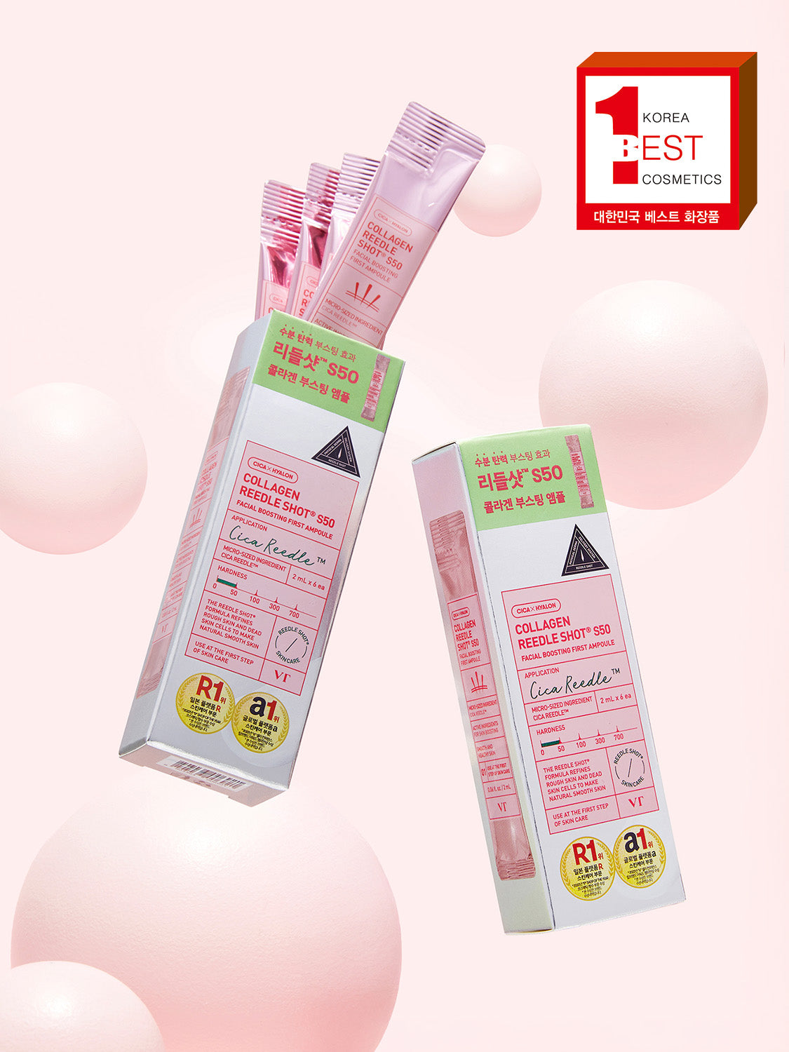VT cosmetics- Collagen Reedle Shot S50 facial Boosting First Ampoule