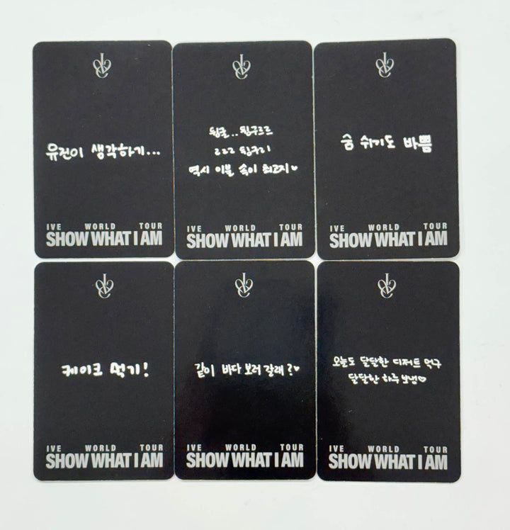 IVE "SHOW WHAT I AM" WORLD TOUR - DIVE ZONE Event Photocard [OFF Ver.] [25.11.07]