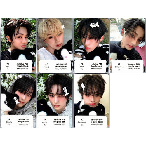ALPHA DRIVE ONE "UNBREAKABLE : 少年BEAST" - Hellolive Pre-Order Benefit Photocards (Fragile Beast Ver.) [26.09.01]